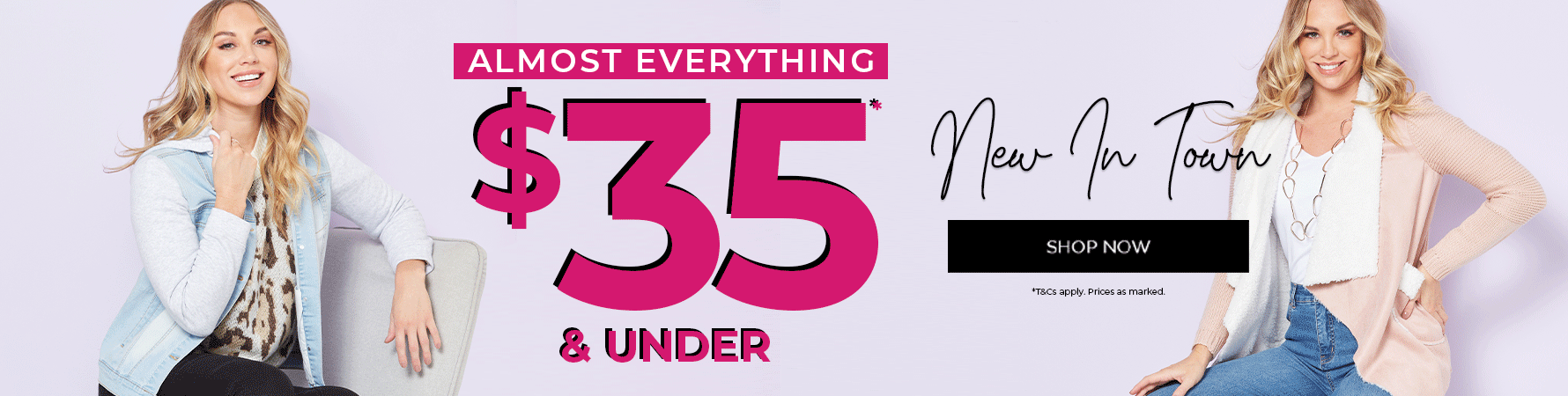 Shop almost everything $35 & under
