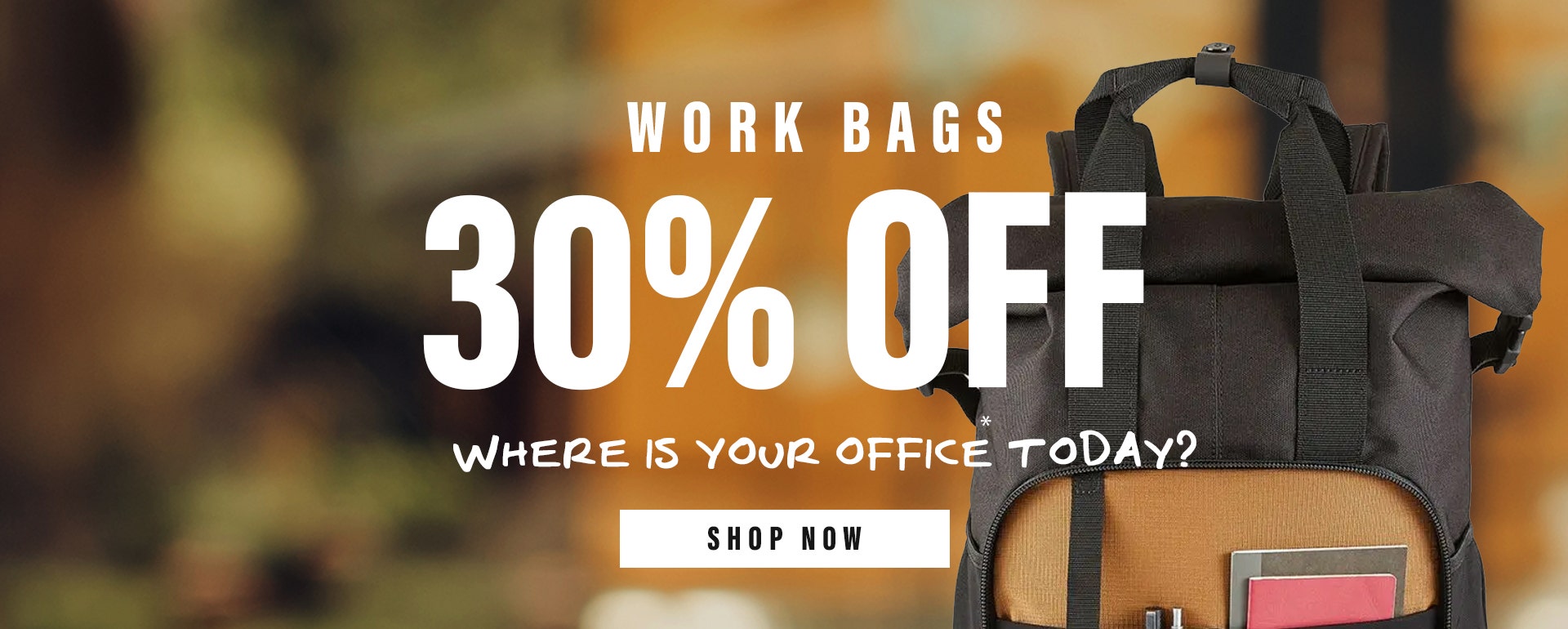 30% OFF on Work bags