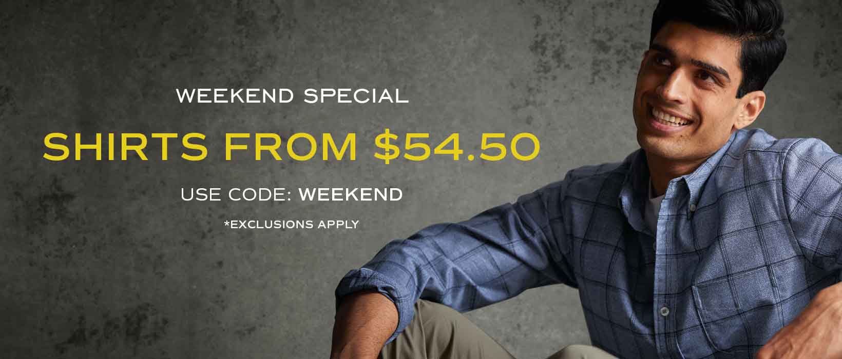 Save extra up to 50% OFF on shirts with promo code