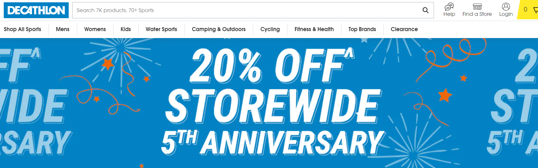 Decathlon - 20% OFF everything, Free shipping $150+