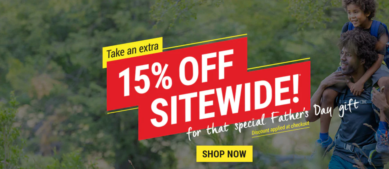 Extra 15% OFF sitewide at Decathlon