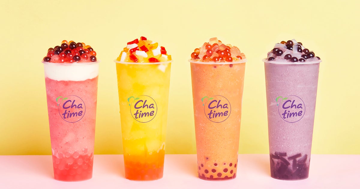 FREE delivery on Deliveroo when you spend over $20 on Chatime
