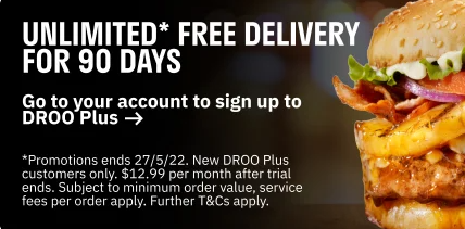 Deliveroo get unlimited free delivery for 90 days with DROO Plus(new customers only)
