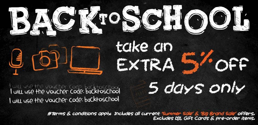 digiDirect Back to School sale take an extra 5% OFF everything with promo code