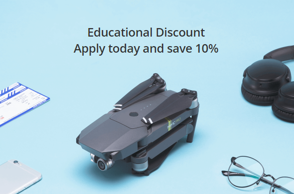 Get 10% off for educational discount supported products