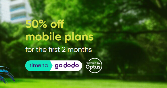 Dodo 50% off mobile plans for the first 2 months.(  New customers only.)
