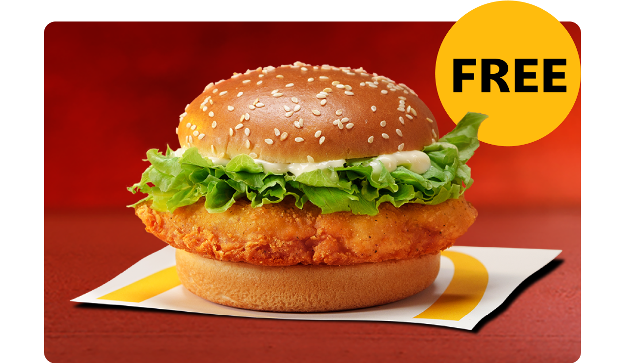 FREE McSpicy burger with coupon on your Macca’s faves via DoorDash [min. spend $25]