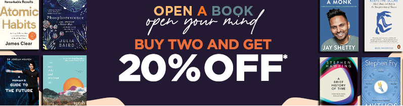 Get 20% OFF when you buy 2 books