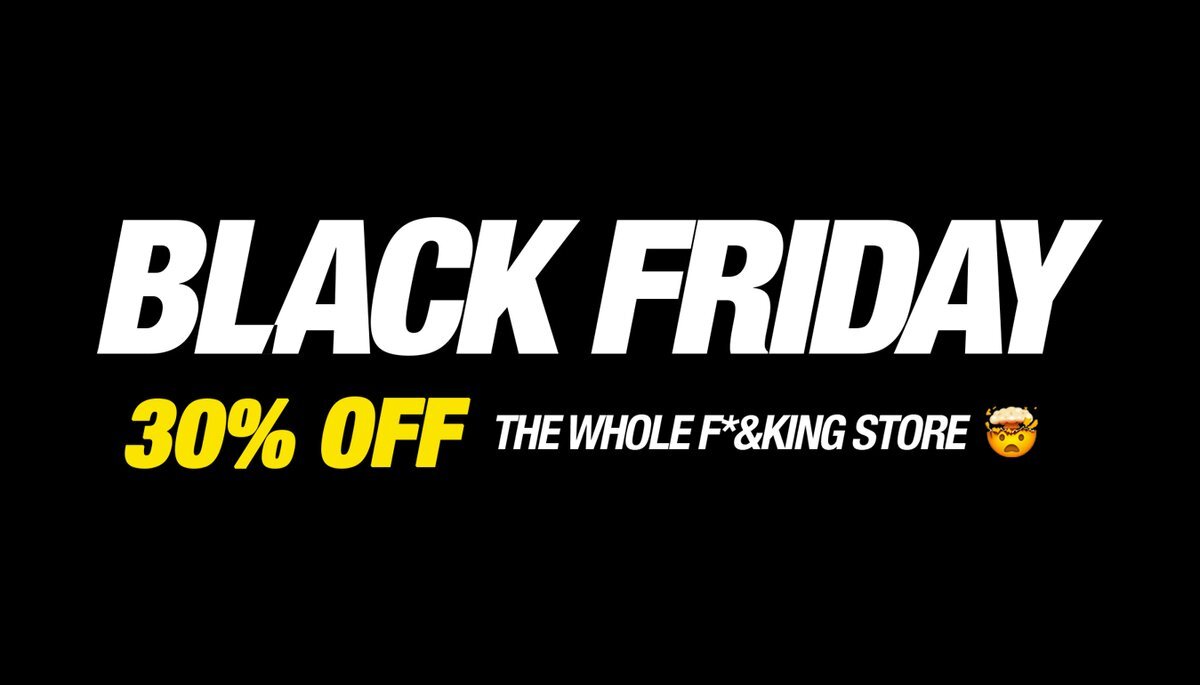 Black Friday sale 30% OFF on orders over $200