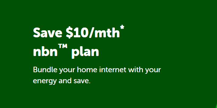 Save $10/mth when you bundle your home interenet with your energy