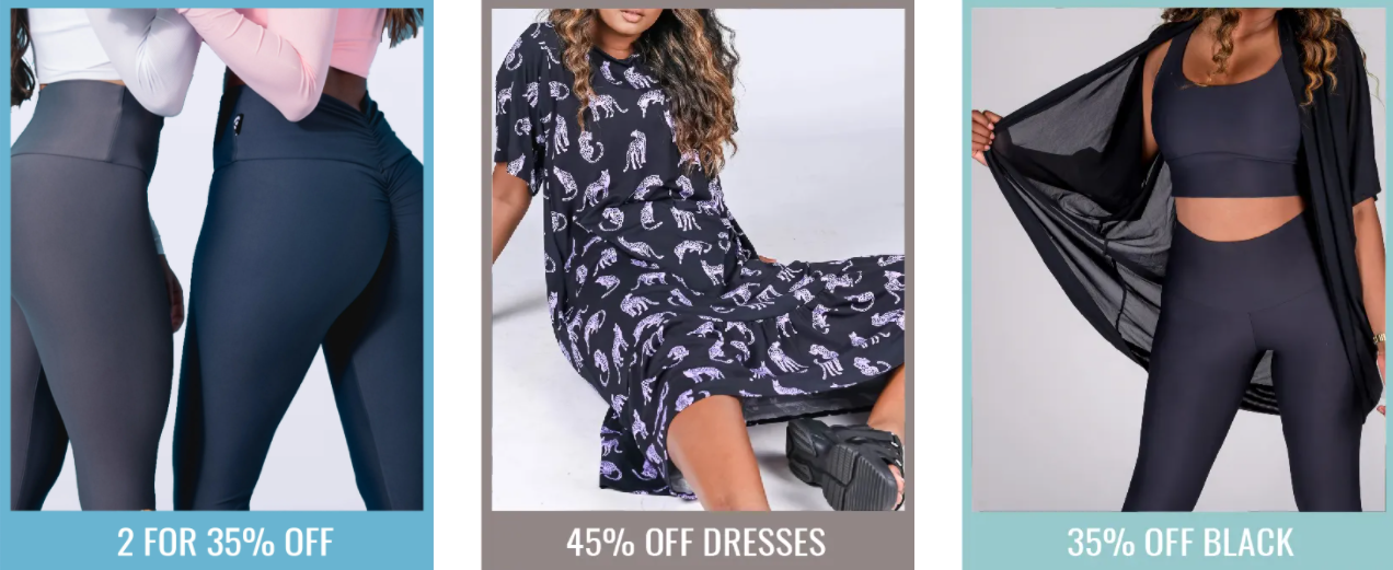 Save extra up to 45% OFF on dresses, capris & more
