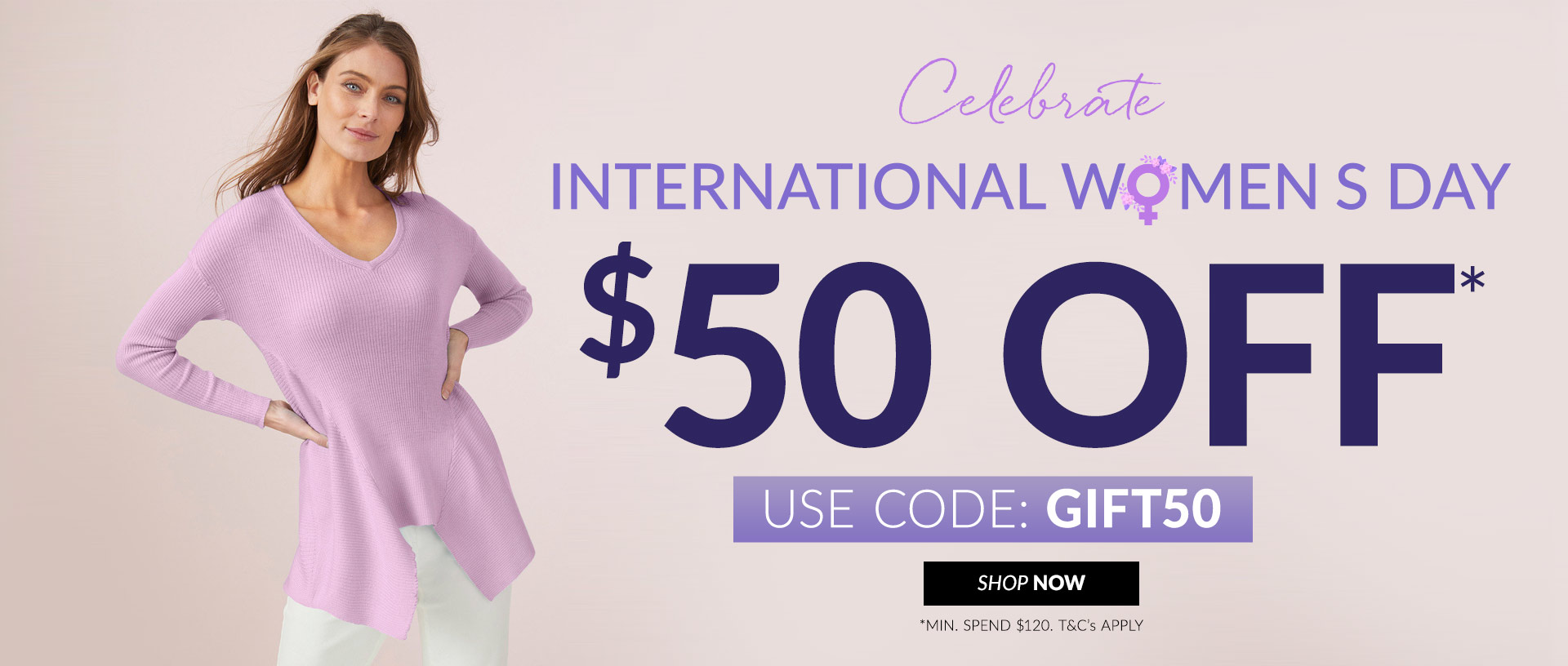 Ezibuy extra $50 OFF $120 on selected styles from dresses, tops, skirts, swimwear & more with coupon