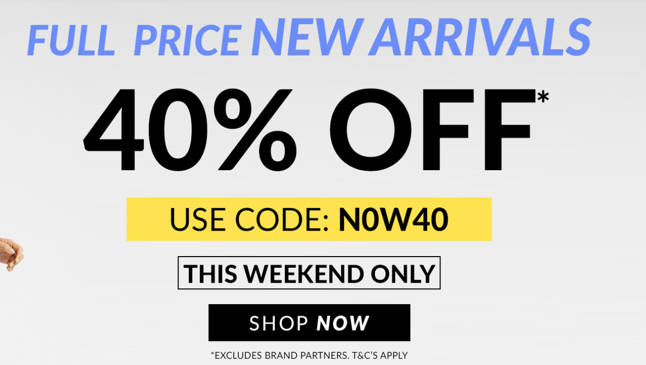 (Extended) Ezibuy extra 40% OFF on full price new arrivals with discount code