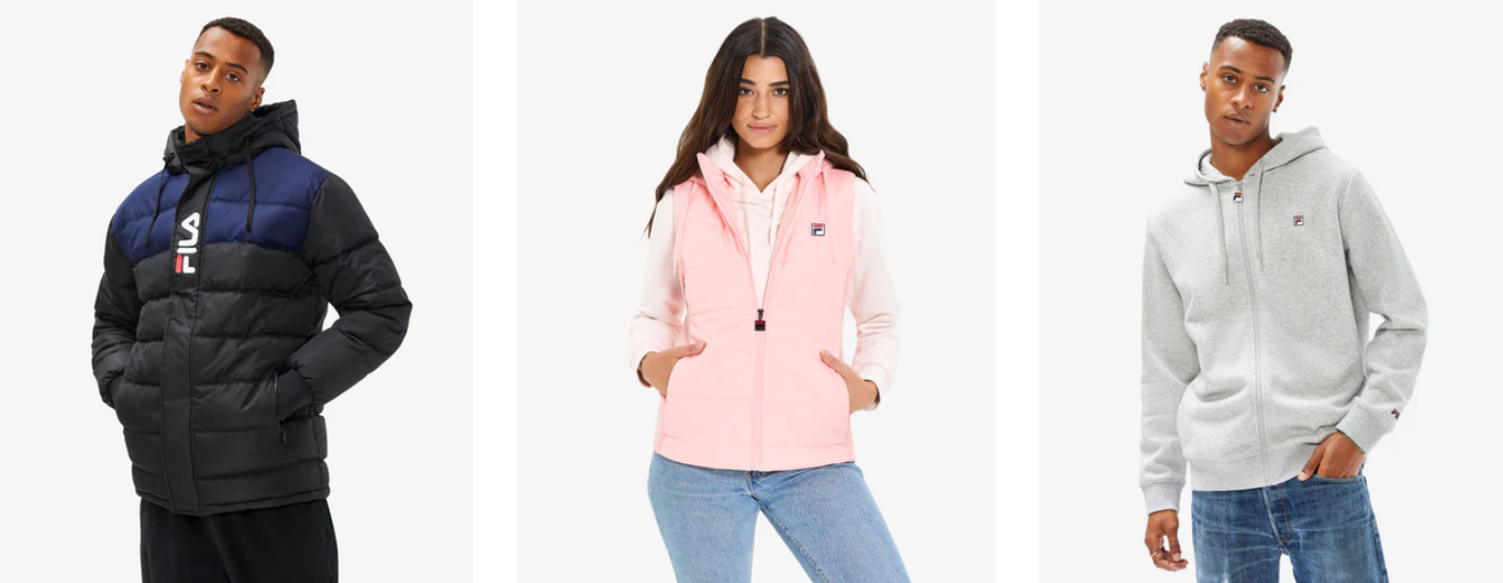 50% OFF selected wen’s, women’s, and kid’s jackets @ Fila, Free shipping $120+