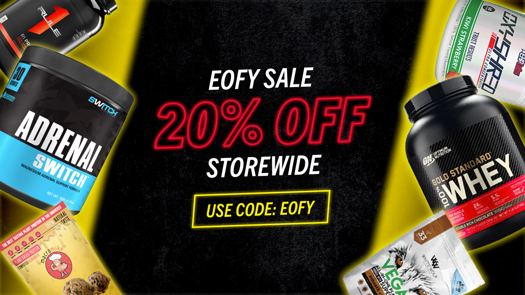 20% OFF storewide at Fit Nutrition
