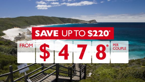Save up to $220 on Cable Beach Short Break from $478 per couple