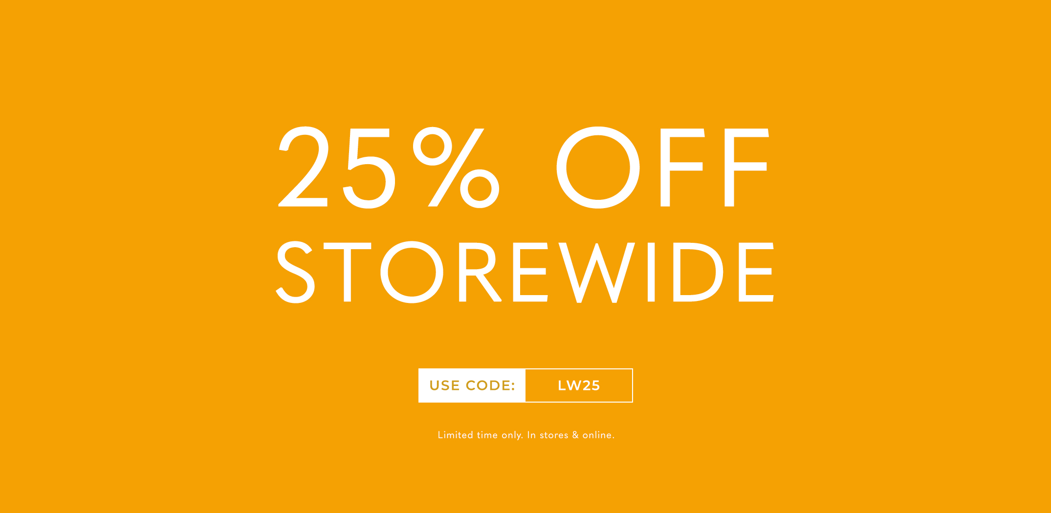 Forcast - Extra 25% OFF storewide with promo code