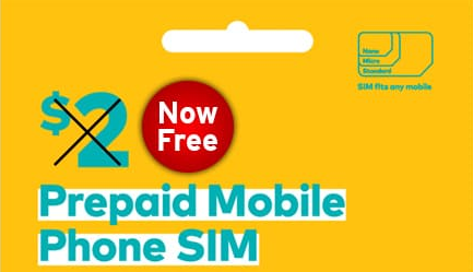 FREE Optus $2 Prepaid Mobile Phone SIM now $0 @ FreeSIMCards, Free Shipping