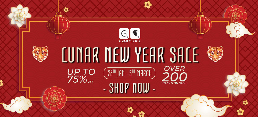 Gameology Lunar New Year sale up to 75% OFF on over 200 games on sale