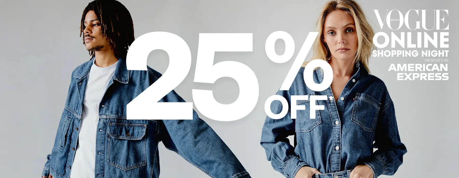 25% OFF at Vogue Online Shopping Night