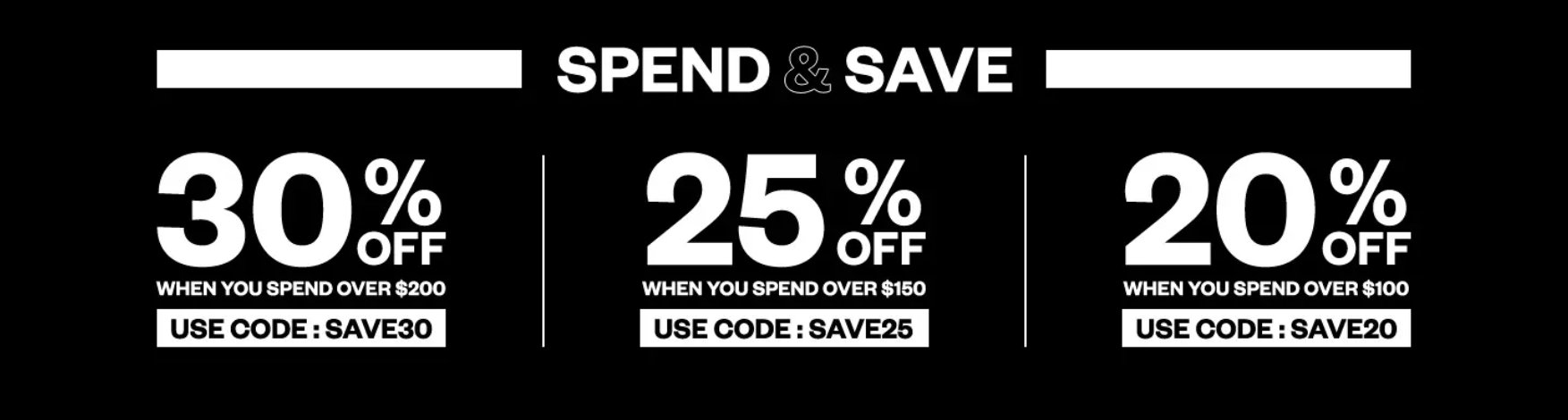 Save extra up to 30% OFF on your order