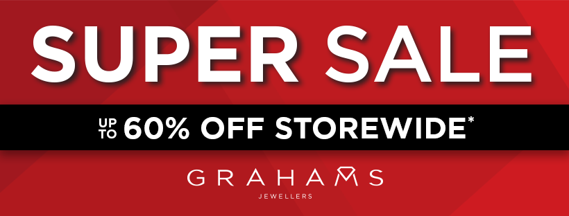 Grahams Jewellers Super sale: Up to 60% OFF storewide