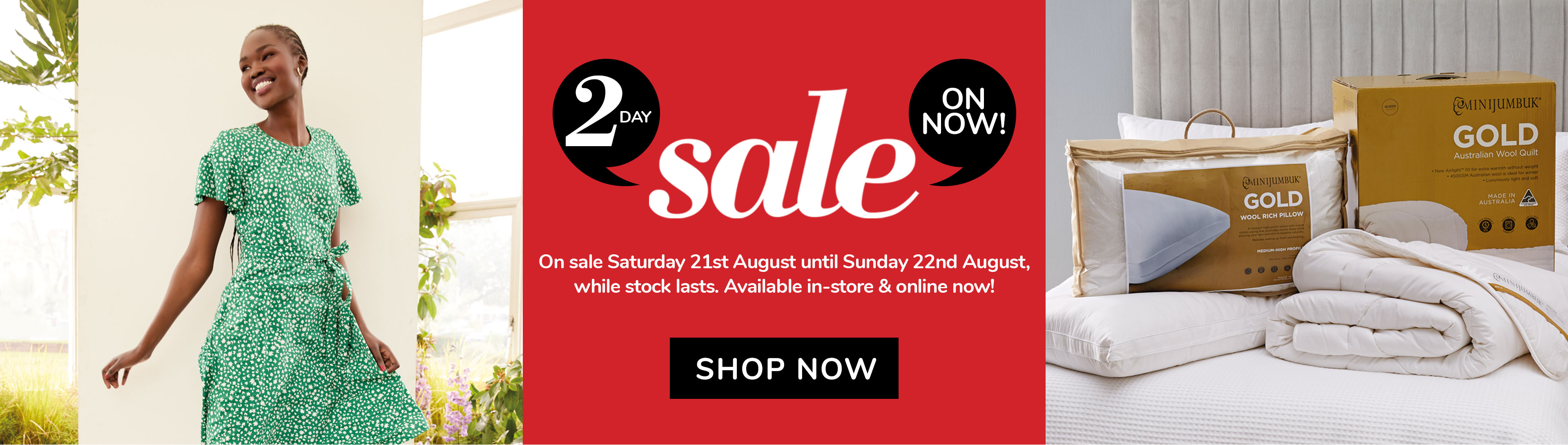 2 Day sale - Up to 50% OFF on clothing, footwear, kitchenware & more