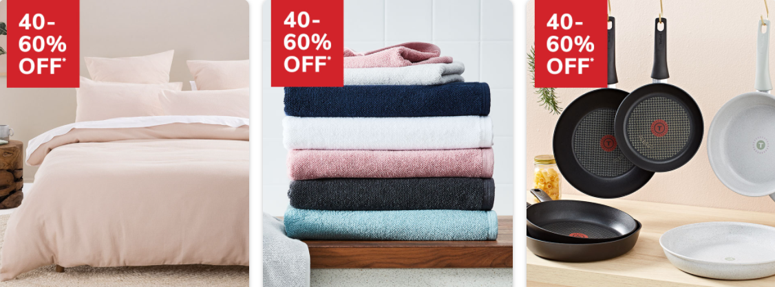 Latest offers - Up to 60% OFF on clothing, cookware &more