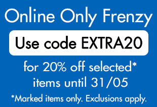 Harvey Norman Online Only Frenzy extra 20% OFF on selected items with promo code