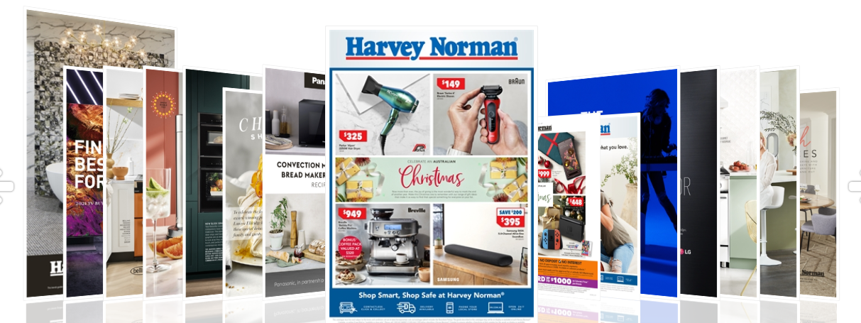 Harvey Norman Summer Sizzler catalogue of cashbacks, bonus offers on electronics, appliances & more