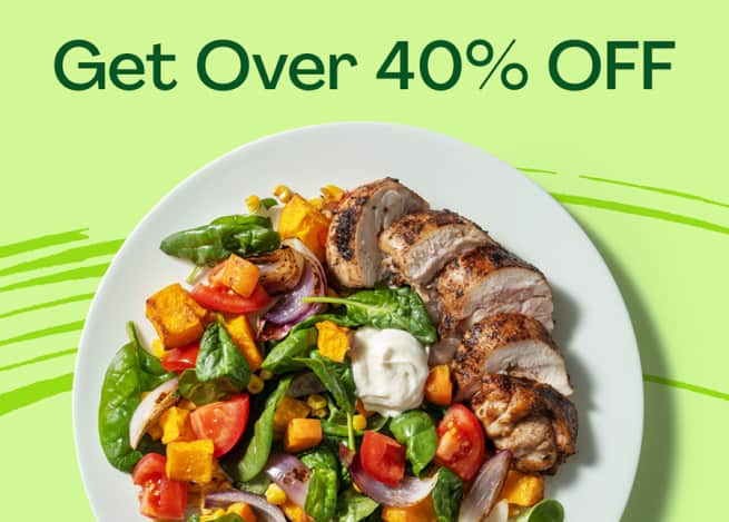Get over $45 OFF on your HelloFresh meal kits