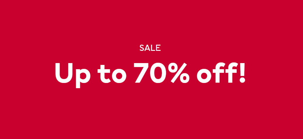 Save up to 70% OFF on sale styles including men, women, kids styles