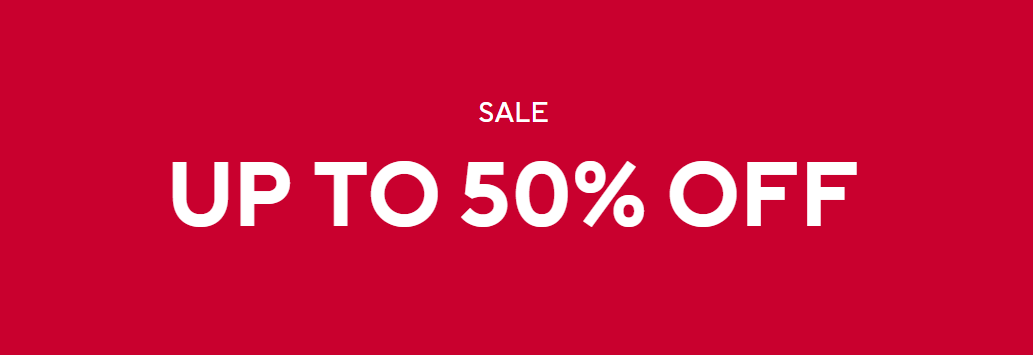Save up to 50% OFF on sale styles including men, women, kids styles