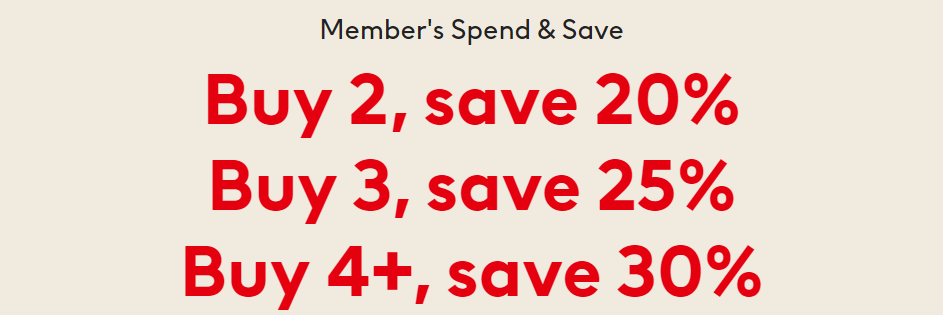 H&M Spend & save up to 30% OFF for members