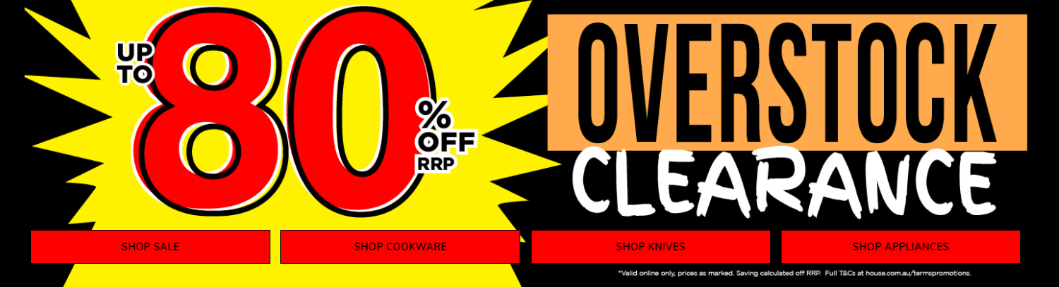 Save up to 80% OFF RRP Overstock clearance