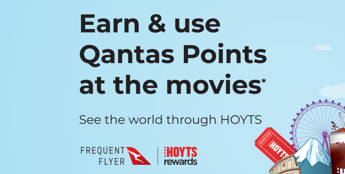 Earn and use Qantas Points on movie tickets, delicious Candy Bar treats, HOYTS Gift Cards and more