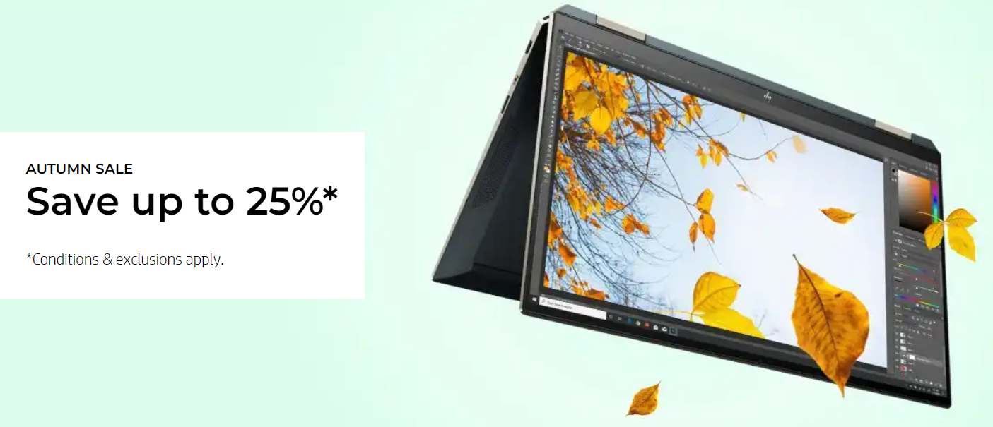 HP Autumn sale up to 25% OFF on laptops, desktop, monitors & more