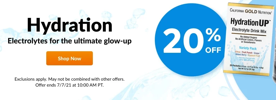 20% OFF on Hydration Supplements & Women's Health