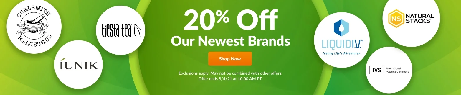 20% OFF on new brands & Omega-3 Fish Oils