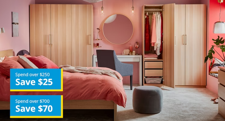 IKEA Family Spend and save $25 OFF $250, $70 OFF $700 on your order