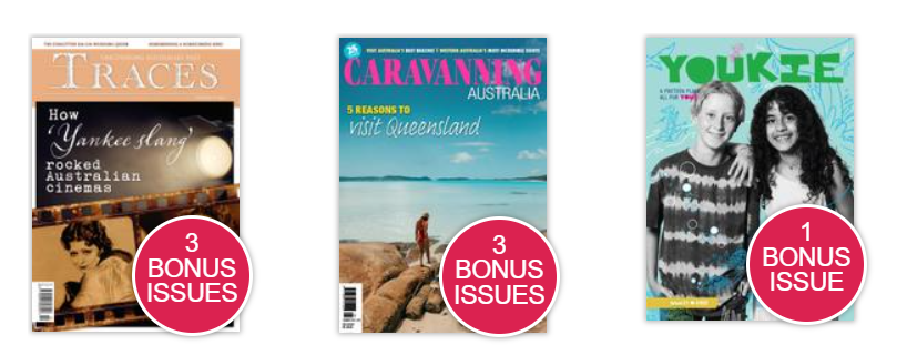 Get Bonus Issues on selected magazines @ Isubscribe