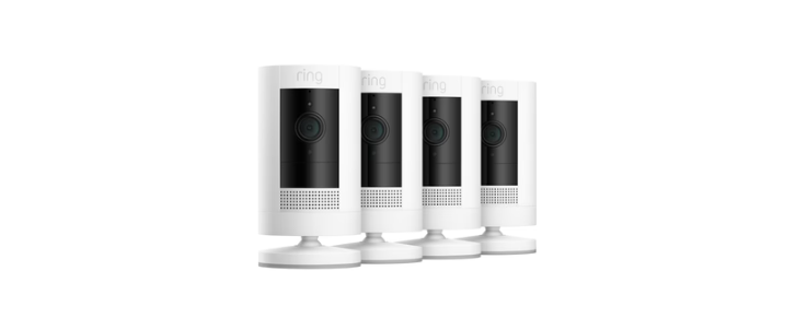 $200 OFF Ring Stick Up Cam Battery (Gen 3) White 4-Pack now $399 with coupon at JB Hi-Fi