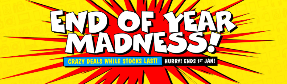 JB Hi-Fi End of Year Madness up to 50% OFF on audio, fitness, mobiles, tvs, computers & more