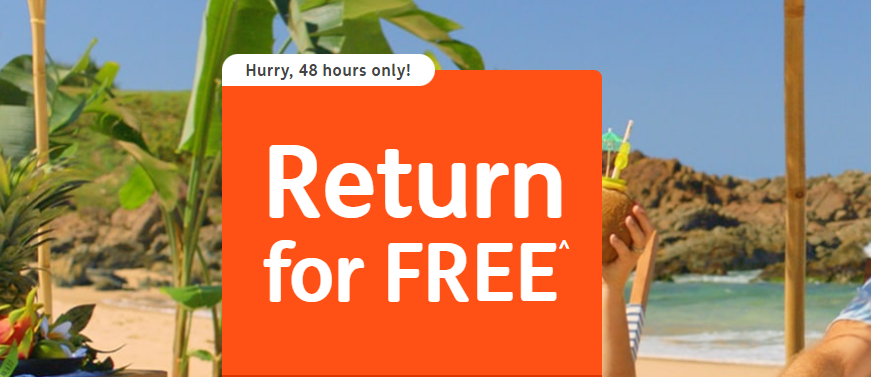 Club Jetstar 2-Day Flash sale  - Return for FREE on select flights(membership $55)