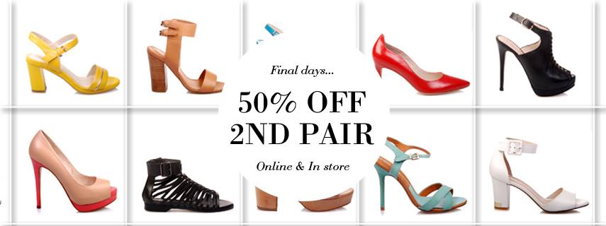 Save 50% OFF on second pair