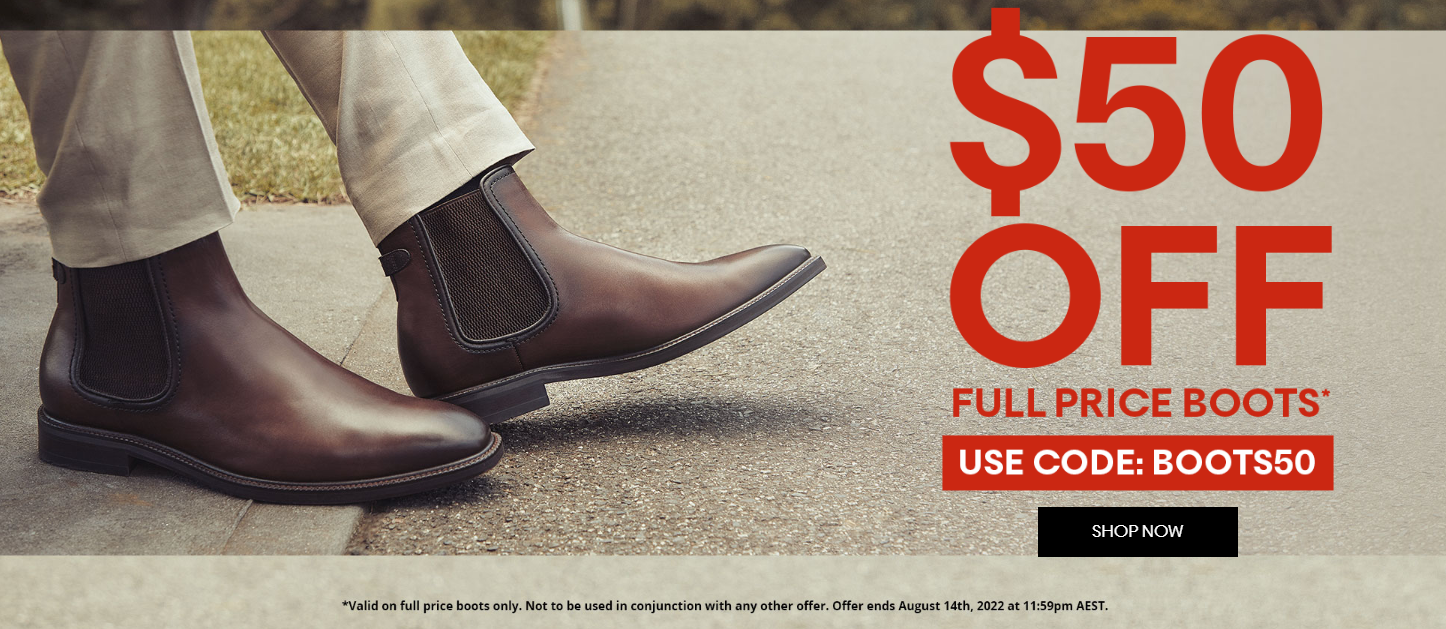 Julius Marlow extra $50 OFF on full priced Boots with discount code