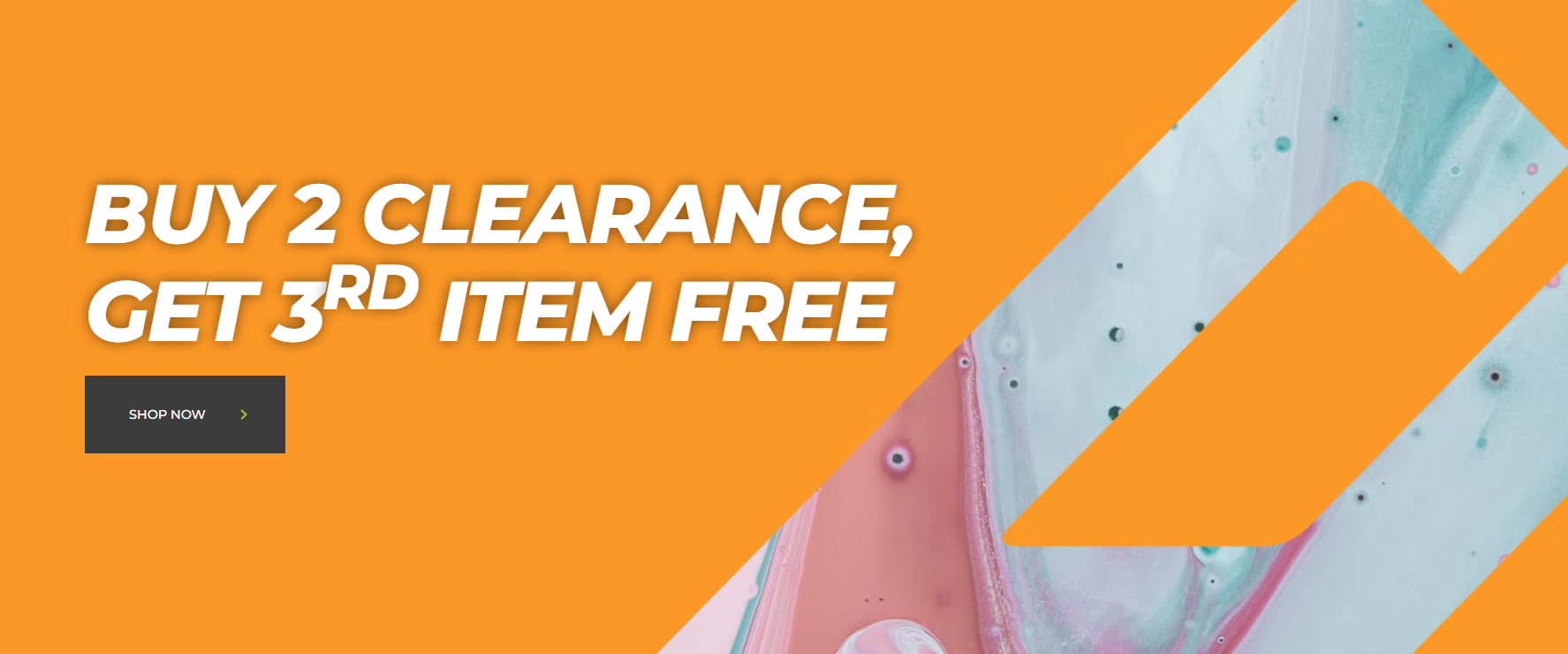 Get 3rd item FREE when you buy 2 clearance items at Kathmandu