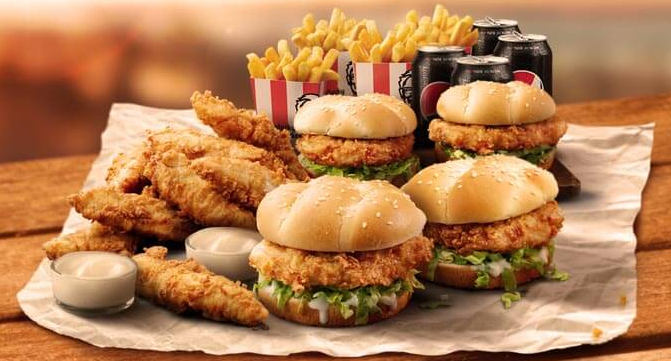 KFC mates burger box for $31.95(Limited time only)