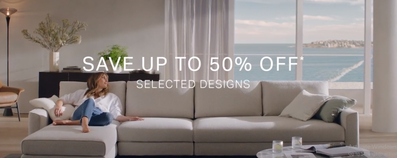 King Living up to 50% OFF on selected designs from Autumn sale
