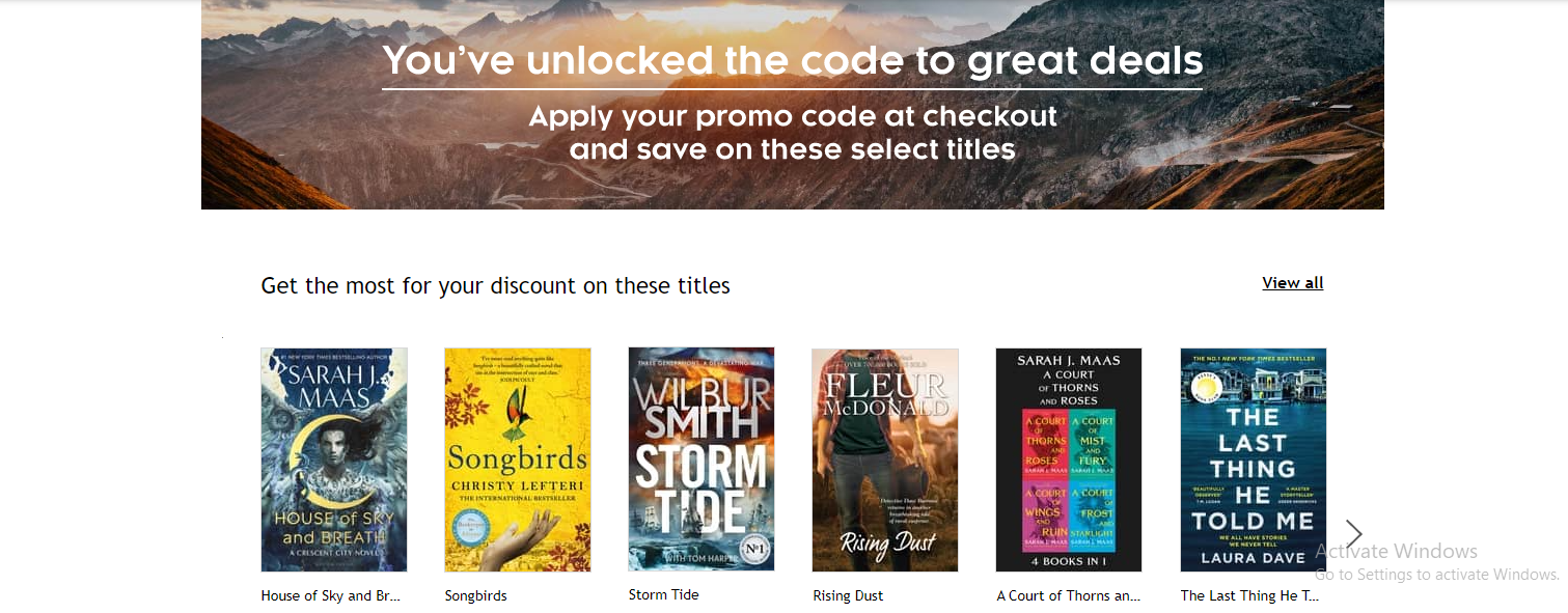 Shh, Kobo extra 30% OFF on select titles and eligible new customers with promo code